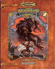 Обложка расширенного издания Shackled City  с иллюстрацией Мэтта Кавотты.