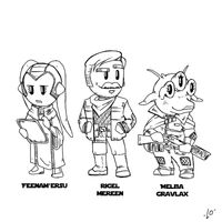 Feena Rigel and Melba by Laurent Duhamel