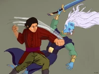 Oresta vs Seru.jpg (662 KB) "Oresta decking Peleps Seru" - By KungFuFenris