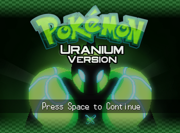 Pokémon Uranium Version Title Screen