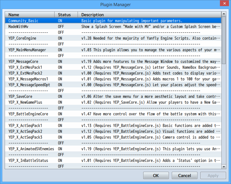 rpg maker mv yanfly default resolution