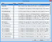 The Plugin Manager in RPG Maker MV.