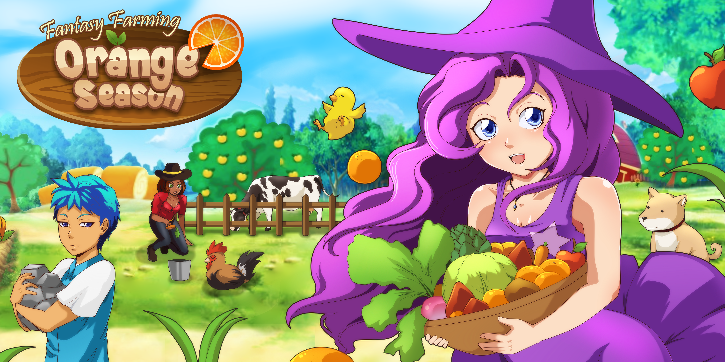 Fantasy Farming: Orange Season game de administração de fazenda