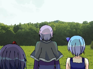 Wilardo, Sirius, and Claire outside the mansion.png