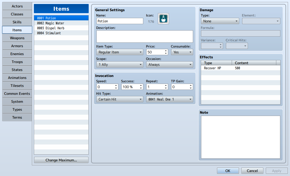 RPG Maker MV Tools - Database ConVerter MV on Steam