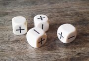 White Fudge Dice