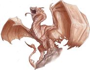 A wyvern from Dungeons & Dragons 5th edition.