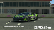 Black and Green Huracan R3 Spec