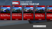 FORMULA 1 JAPANESE GRAND PRIX 2021 Choose Your Car