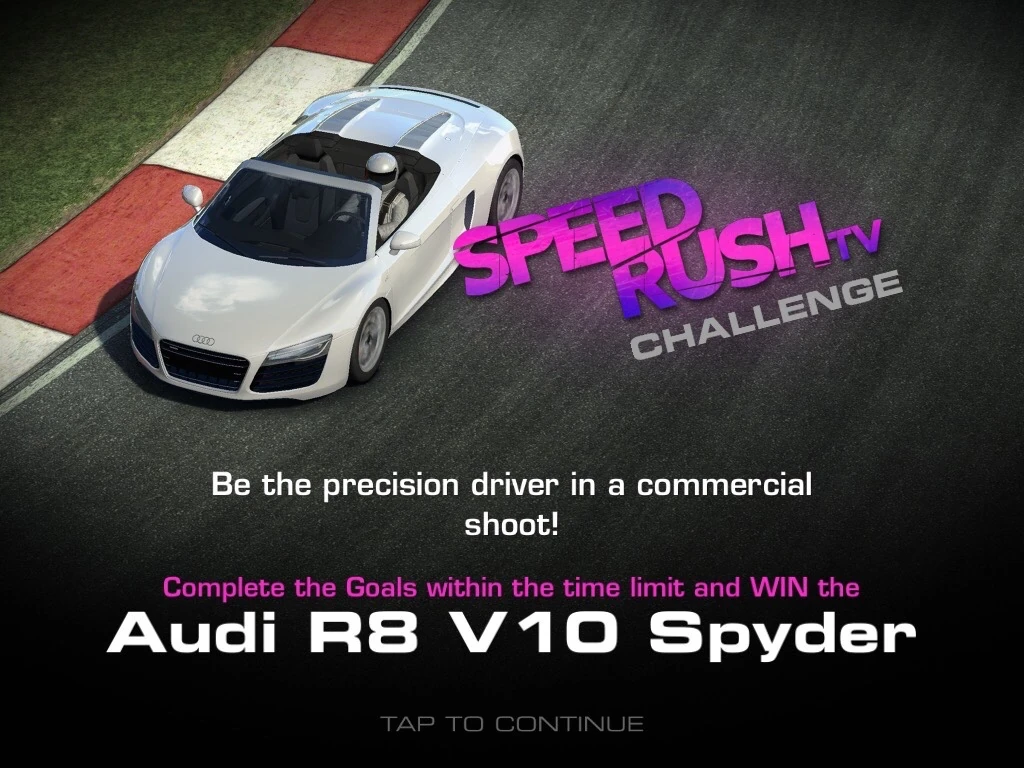 Speedrush Tv Challenge Real Racing 3 Wiki Fandom