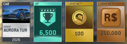 Turbo Fury Completion Rewards