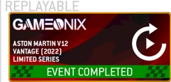 Aston Martin V12 Vantage (2022) Limited Series (v12.7) Event Completed