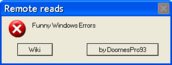 Remote reads Funny Windows Errors Wiki