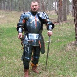 Idiot in plate armour