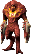 a Volcanic anima golem