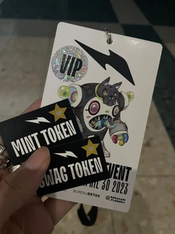 イベント限定配布　GEISAI#22 M.F. RTFKT Event Takashi Murakami Official Flower Trading Card GEISAI #22 M.F