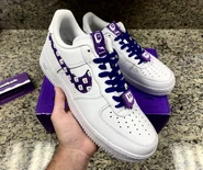 "Twitch Force" AF1 White colorway