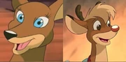 Mitzi compared to her son Rudolph.