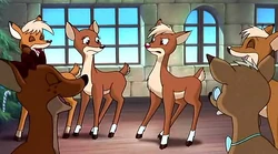 Schoolroom Buck and most of the class laughing at Rudolph