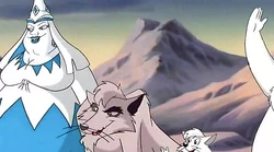 Imagewws.jpg (68 KB) Stormella with one of her wolves.