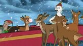 Blitzen and Mitzi reunite with Rudolph.