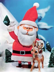 Santa and Rudolph