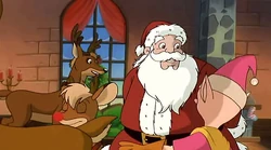 Donner with Rudolph and Santa