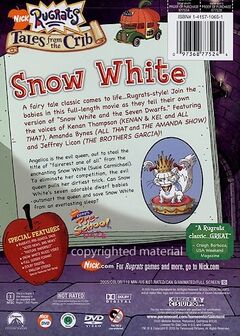 Tales From the Crib Snow White DVD Back Cover