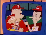 "I don't know, Chuck. The kid kinda just fell into my glove."