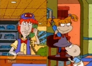 "Cookies? If my mommy catches us with cookies, she's gonna take away Grandpa's teeths!" "Quiet!"