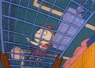 "Oh, he's over there."