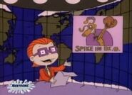 "In other news... oh yeah, Spike got in a huge fight!"