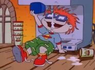 "Chuckie, you're supposed to use a glass!"