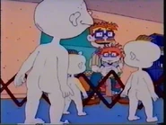 "Heh. Going through that spontaneous shedding of clothing stage, eh?"