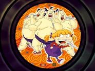 A picture of Angelica and the Sumo Wrestlers from the game's telescope.