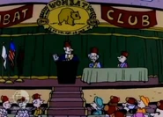 "I present this year's Golden Marsupial award to Lou Pickles!"