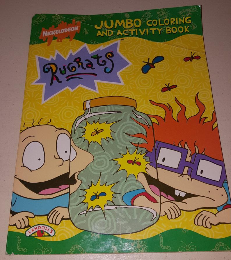 Nickelodeon RUGRATS 5 Marker Coloring Set - Washable Nontoxic - Brand  New!!!