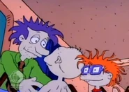 "You're coming with me, champ!"