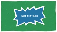 HD title card of Sand in my Diapie level
