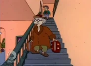 "Aw, come on, Pop!" "If that woman's movin' in, I'm movin' out!"