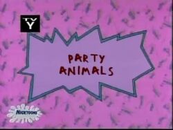 Party Animals Title Card