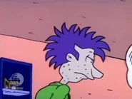 Unfortunately for Stu, Tommy takes off his diaper and tosses it out of the playpen again