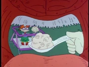 Grandpa Lou's In-The-Mouth Camera Shot?