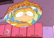 The next morning, Angelica sees the bump on her nose