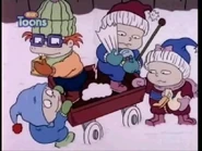 Snow falls into the wagon