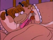 "I don't care what they say, Cynthia, that guy Santa can't possibly know that trick I played on Phil & Lil. Can he?"