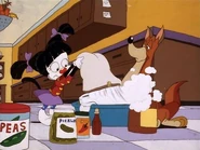 Dot as Angelica and Buttons as Spike