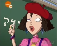 Ayalon teaches her class