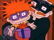 "Merry Christmas, Chuckie! Still think I'm so scary?"