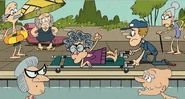 Lou's cameo in the The Loud House episode, "Linc or Swim" (top-left corner)